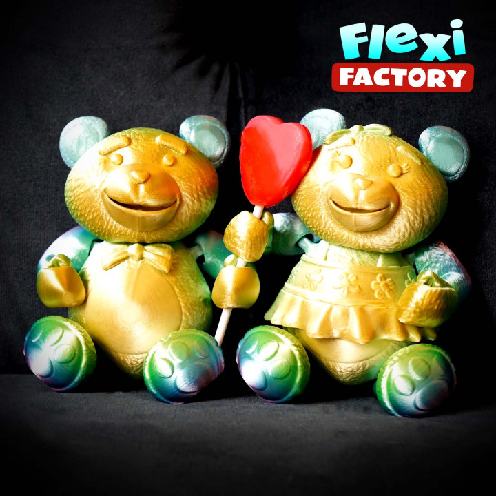 Public release: Flexi Factory Teddy Bears and Pinwheel image