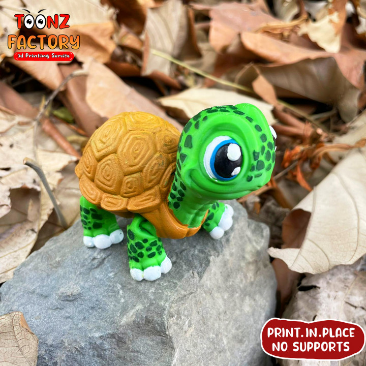 CUTE FLEXI TURTLE ARTICULATED image