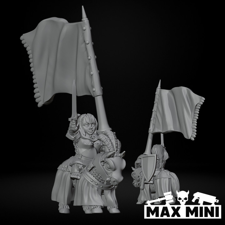 Halfling Female Mounted Knight