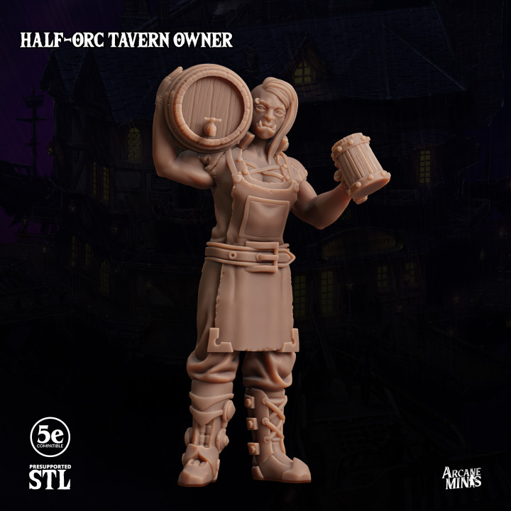 Half-Orc Tavern Owner image