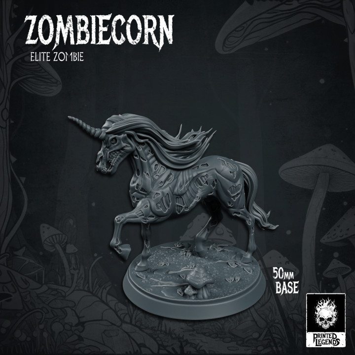 Undead Zombiecorn 02 (50mm Base) image