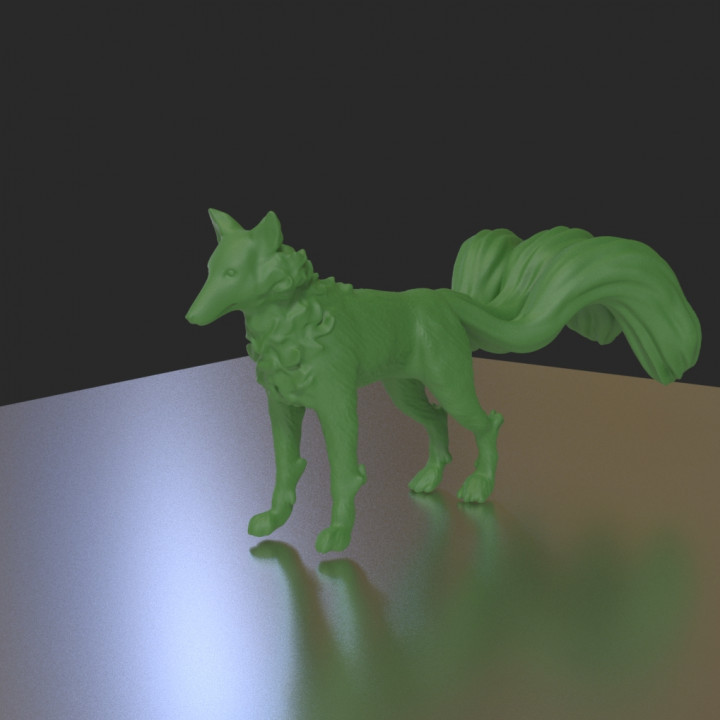 3D Printable Fey Fox by Harry's 3d Sculpting