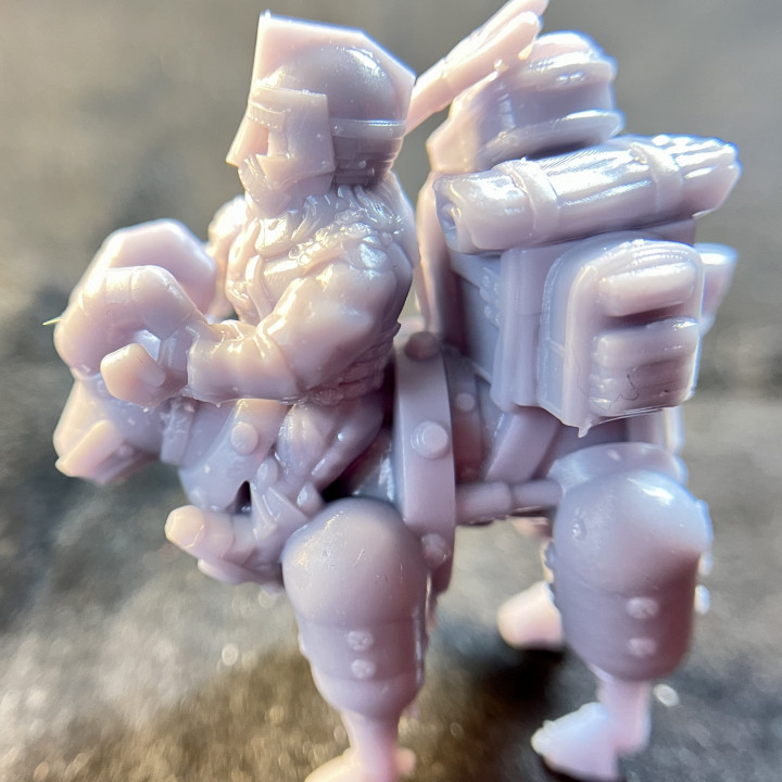 3D Printable Groeg - mounted dwarf artificiter from Gooey Cube(tm) by ...