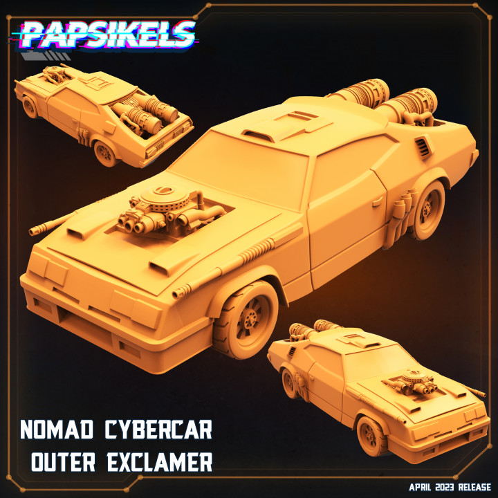 NOMAD CYBERCAR OUTER EXCLAIMER image