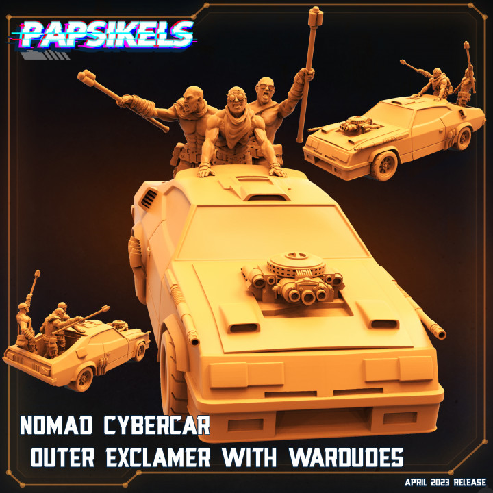 NOMAD CYBERCAR OUTER EXCLAIMER WITH WARDUDES image