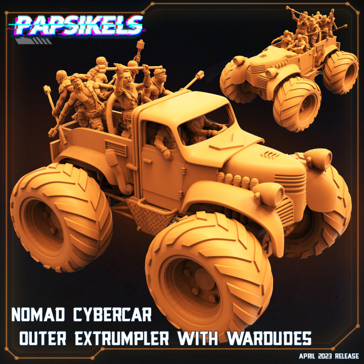 NOMAD CYBERCAR OUTER EXTRUMPLER WITH WARDUDES image