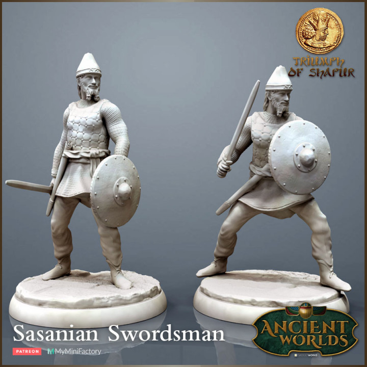 Sasanian Infantry -Triumph of Shapur image