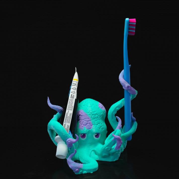 Octopus Toothbrush Holder - Standing