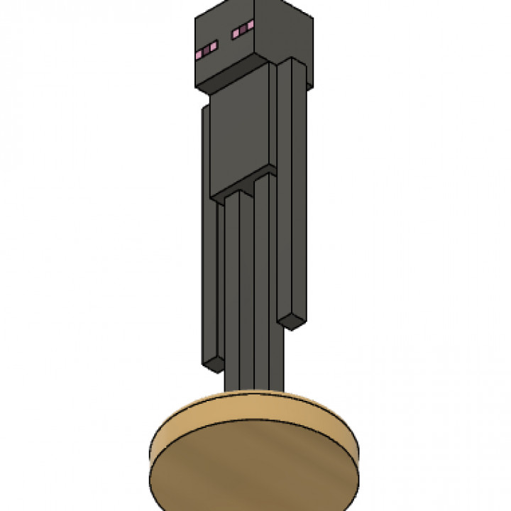 3D Printable Enderman minecraft by riyad boussifi