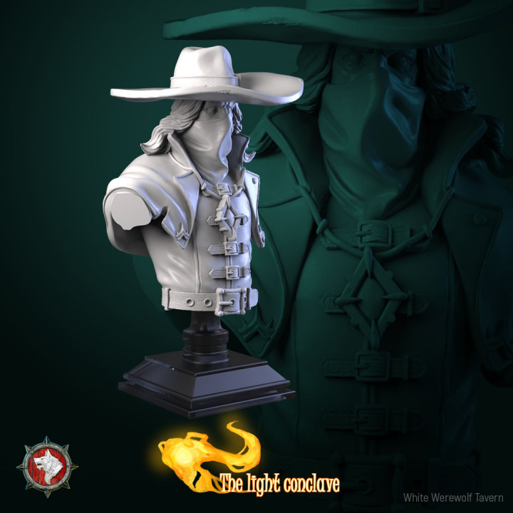 Roody Phantom hunter bust pre-supported