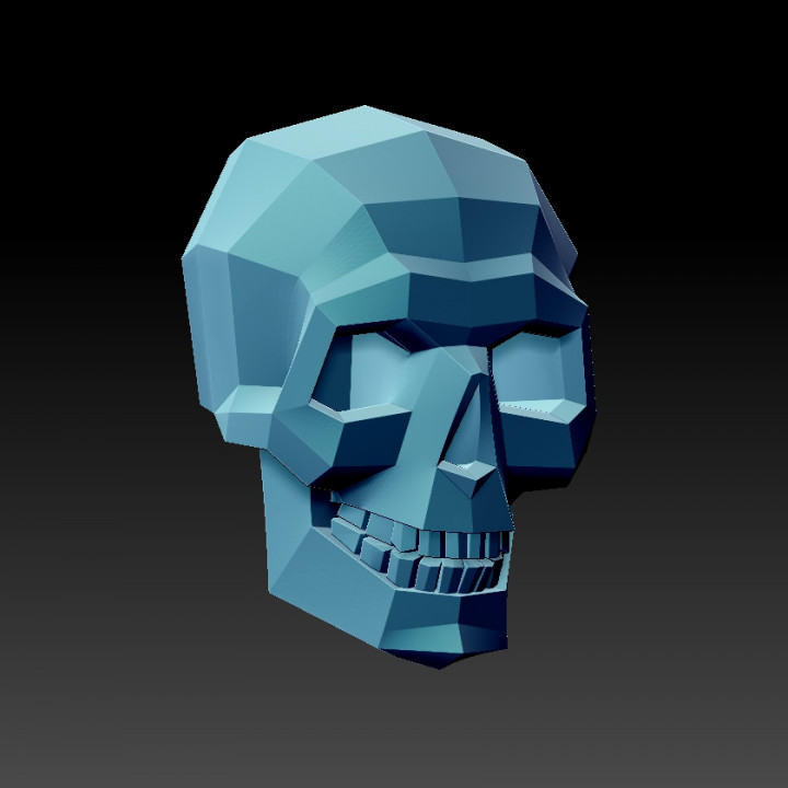 3D Printable scull by Tishchenkov Dmitrii