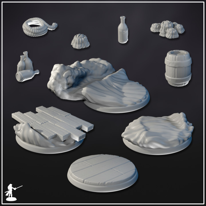 Base & Bits Set [PRE-SUPPORTED] | Seafaring image