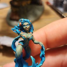 Genasi, Water- Alethea the Naiad ( Water Genasi /river nymph )