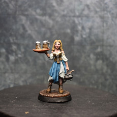 Barmaid Evaline - Barmaid of the Poison apple pub ( Female Barmaid)