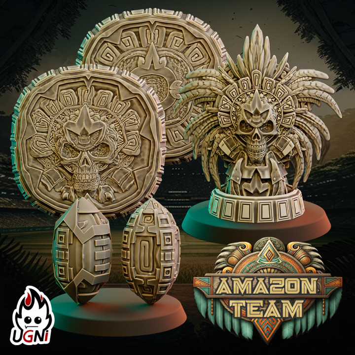 Team tokens and balls for Amazon Team image