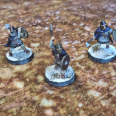Picture of print of Vendel Era Warriors With Axes