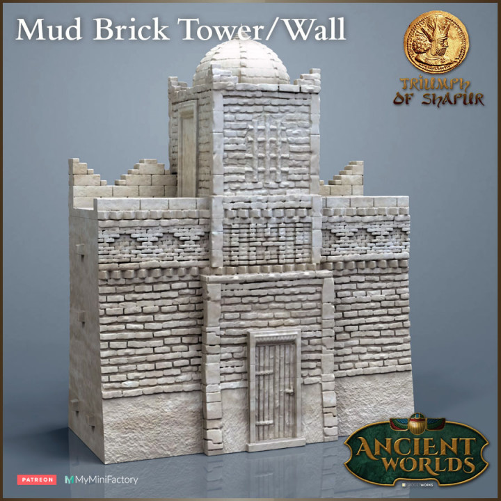 Mud Brick Tower and Wall- Triumph of Shapur image