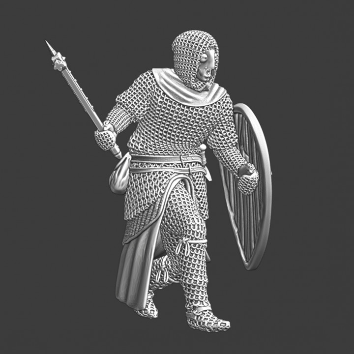 Lazarus knight - medieval leper with warhammer image