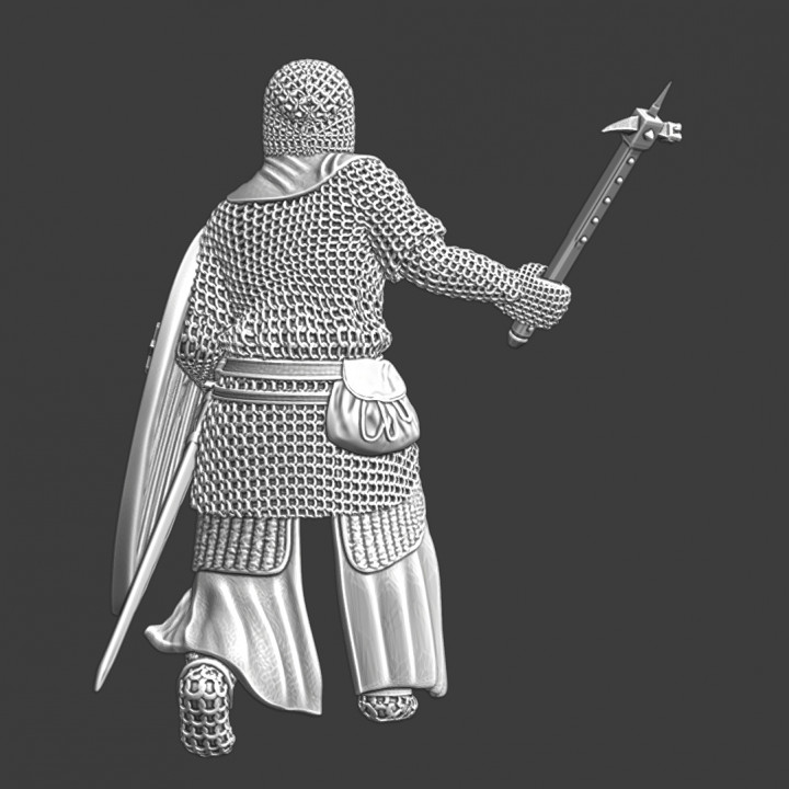 Lazarus knight - medieval leper with warhammer image