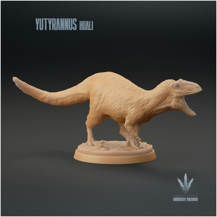 Yutyrannus huali : The Feathered Tyrant image