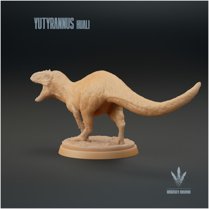 Yutyrannus huali : The Feathered Tyrant image