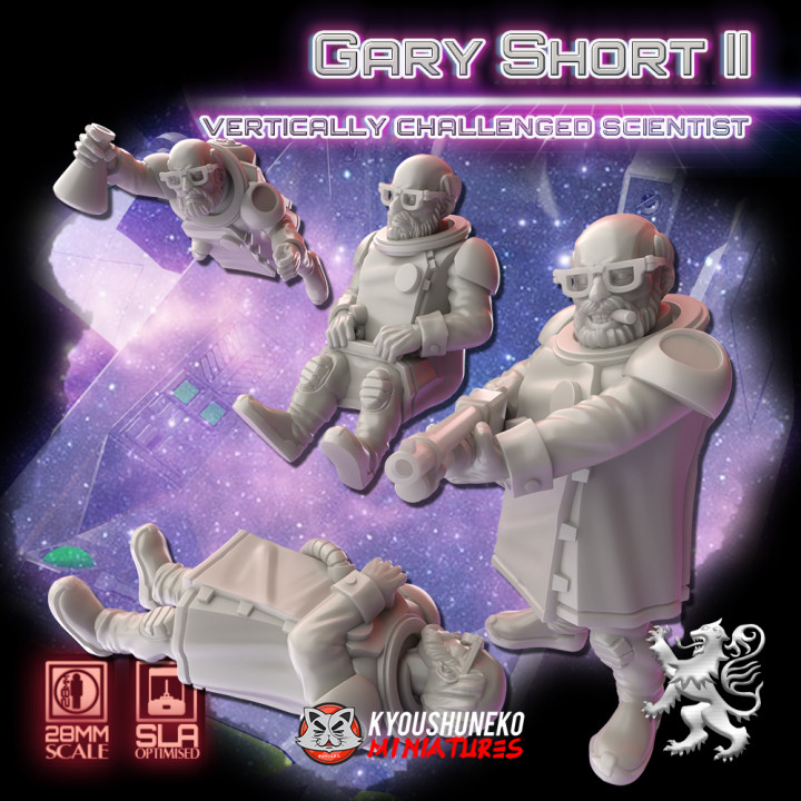 Gary Short II - 28mm Vertically Challenged Scientist image
