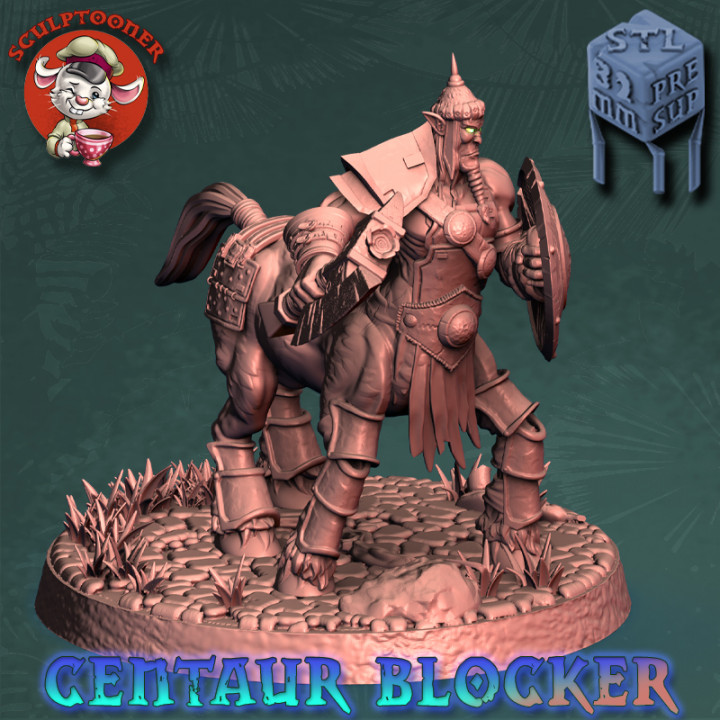 Centaur Blocker-32mm pre-supported miniature