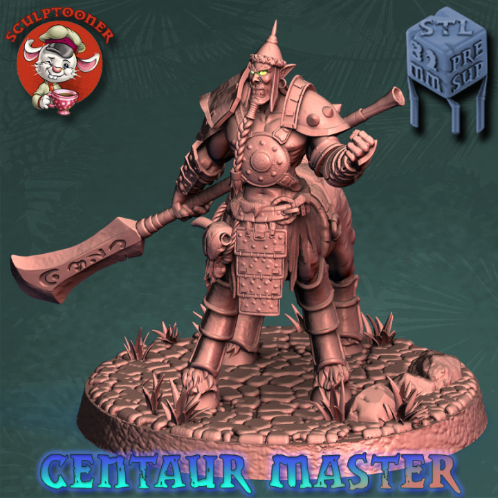 Centaur Master-32mm pre-supported miniature