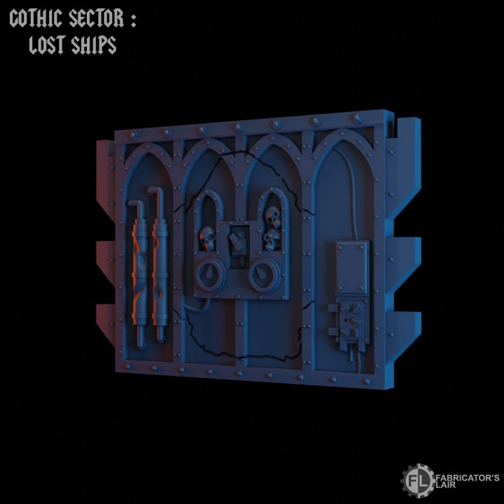 Gothic Navy Spaceship - A boarding action terrain image