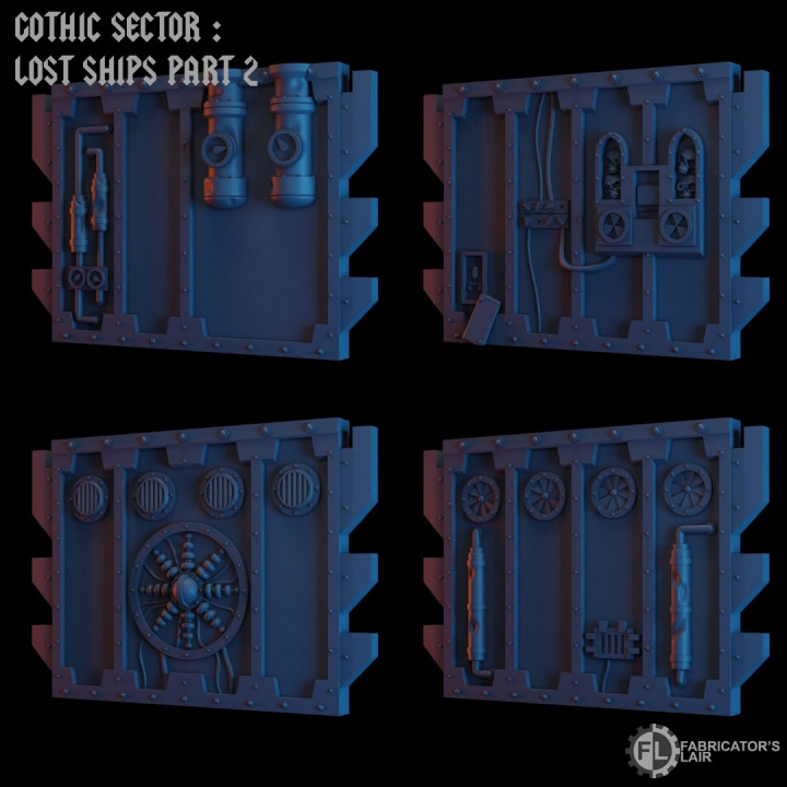Gothic Navy Spaceship - A boarding action terrain image
