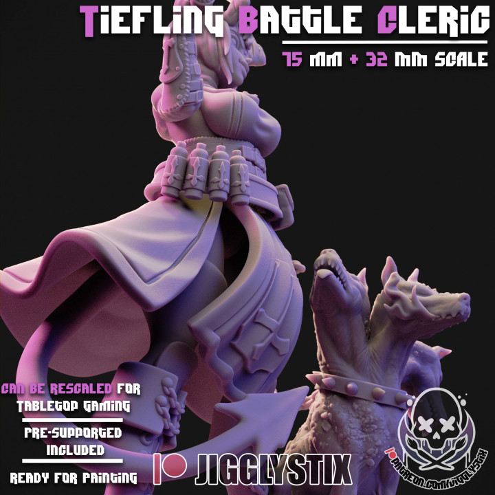 Tiefling Battle Cleric image