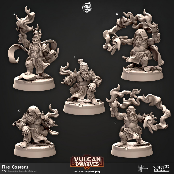 Fire Casters (Pre-Supported)