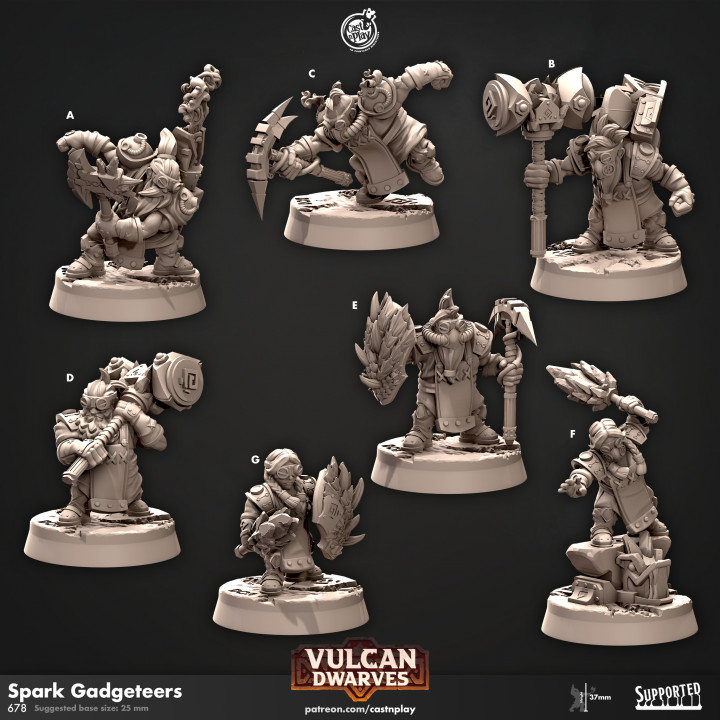 Spark Gadgeteers - Dwarf (Pre-Supported) image