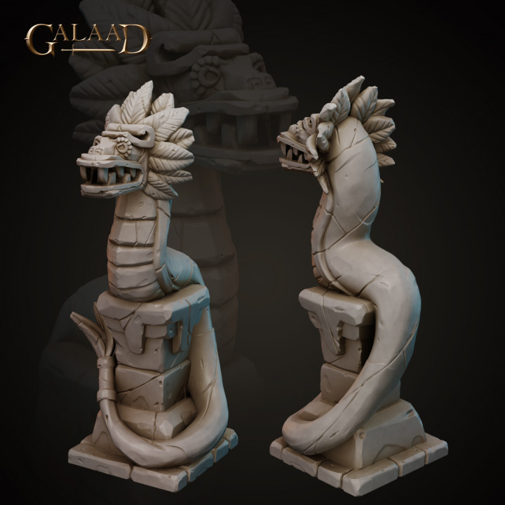 Coatl Statue