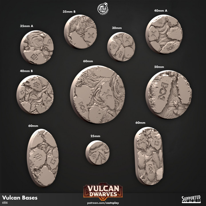 Vulcan Bases (Pre-Supported) image