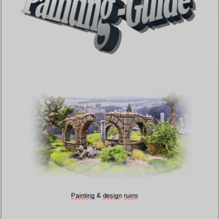Paintingguide for ruins (engl. & ger) image