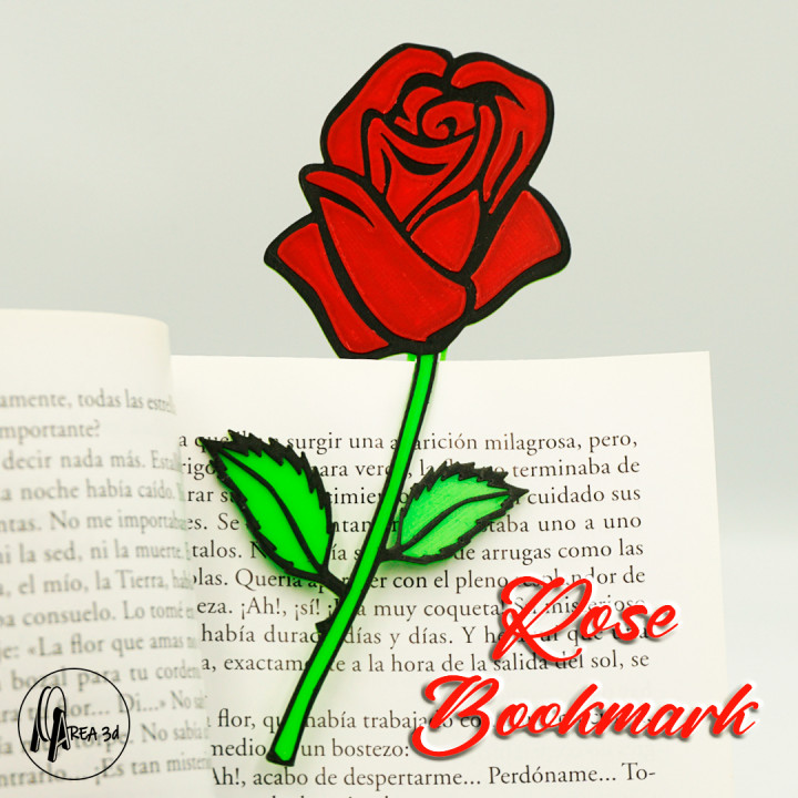Rose Bookmark image