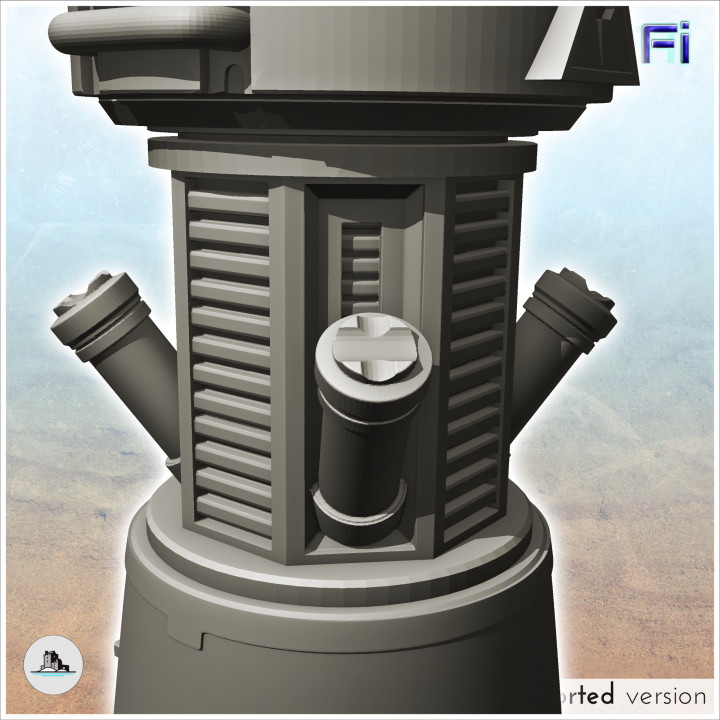 3D Printable Set of two extraction machines for planetary base (5 ...