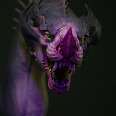 Picture of print of bat dragon bust