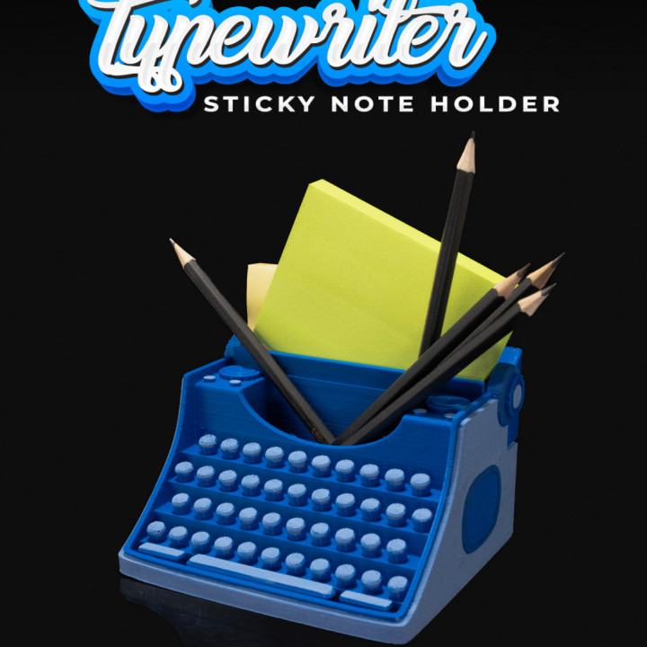 Typewriter Sticky Note Holder image
