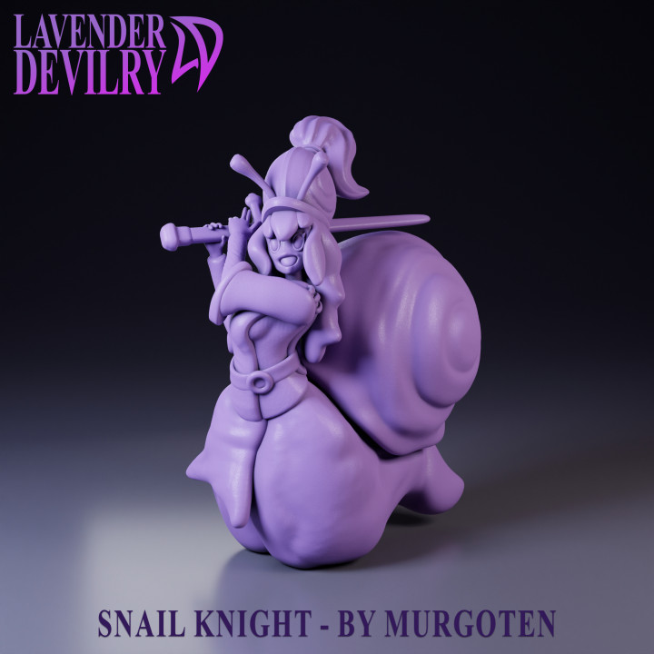Snail Knight, Galant Gastropod Monster Girl image