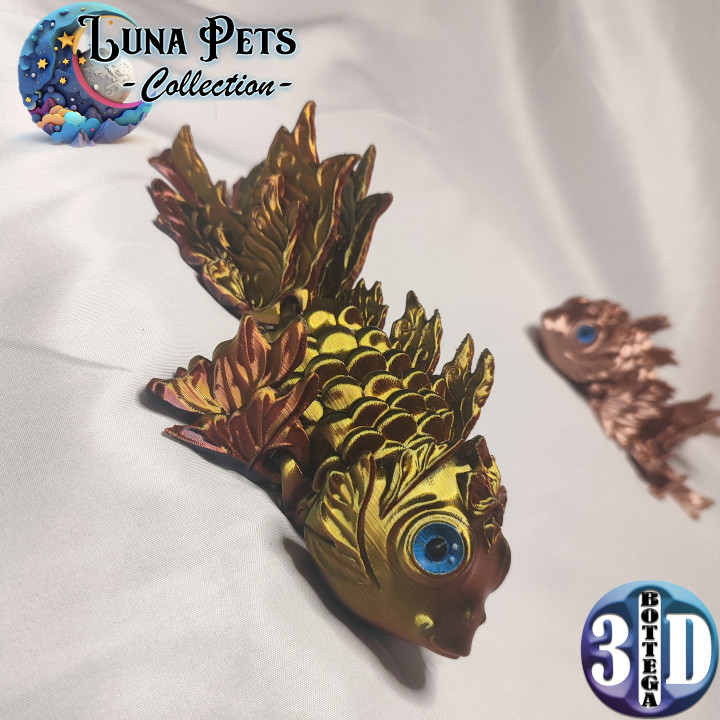 Articulated Fantasy Fish - Luna Pets - Sarem - Fairy Toy - flexy image