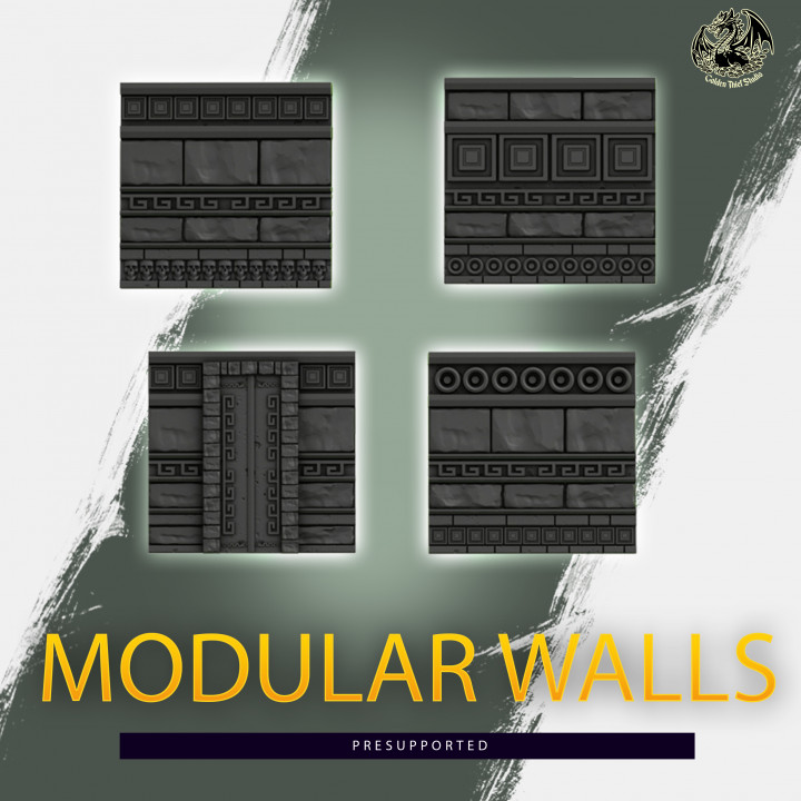 Aztec Modular Walls & Terrain Props image