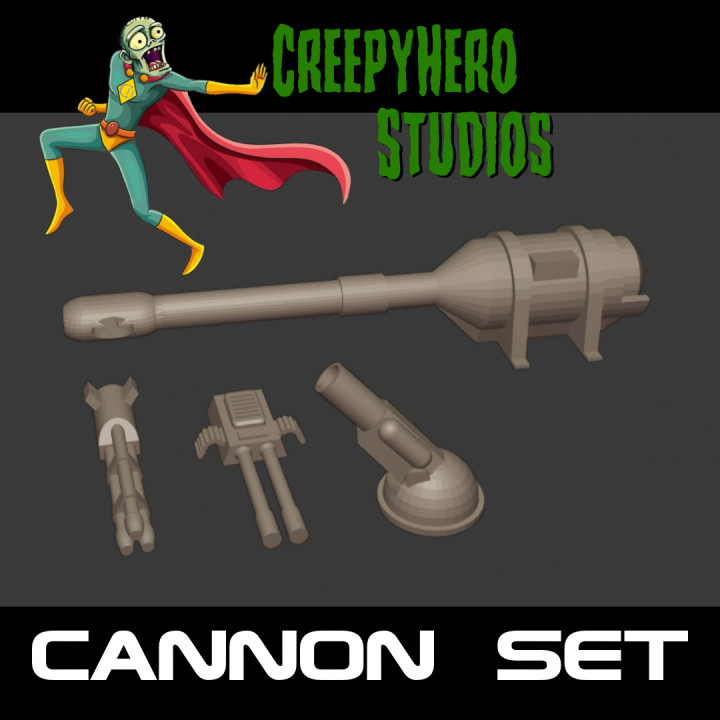 Gaslands Cannon Set image