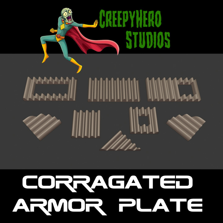 Gaslands Corrugated Armor Plate image