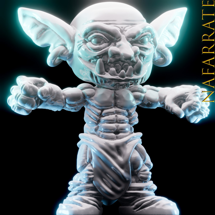 3D Printable FREE Goblin by Nafarrate Designs
