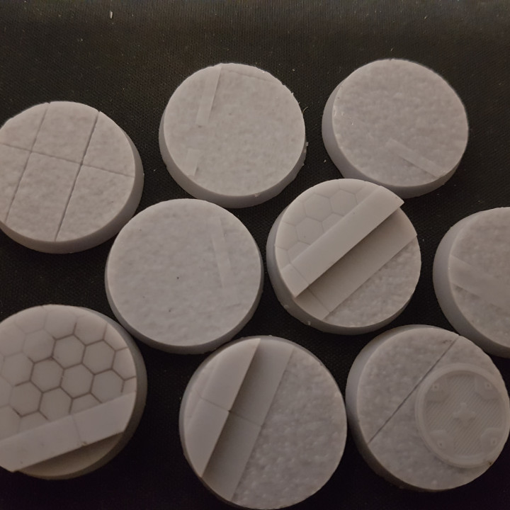 10x Sci-fi Road bases (25mm) image