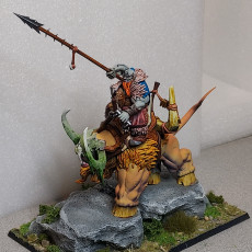 Picture of print of Stone beast ogre rider