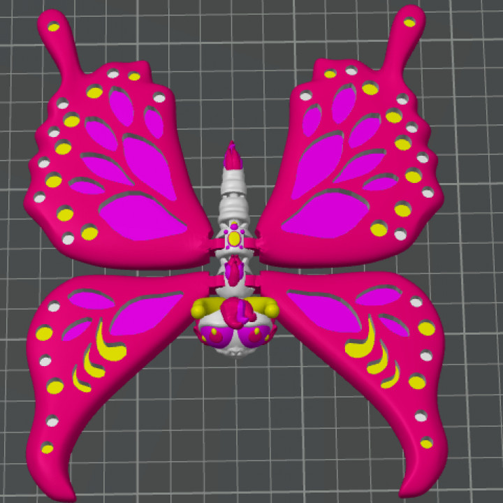 3D Printable Flutterfly The Butterfly by The Dragon's Den