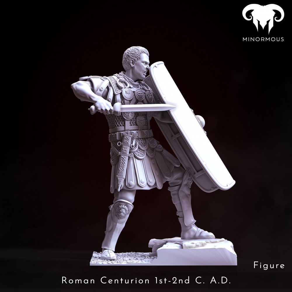 3D Printable Figure - Roman Centurion 1st-2nd C. A.D. Spear of Rome! by  Minormous, image size:1000x1000